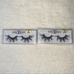 2 pairs of 3D mink lashes